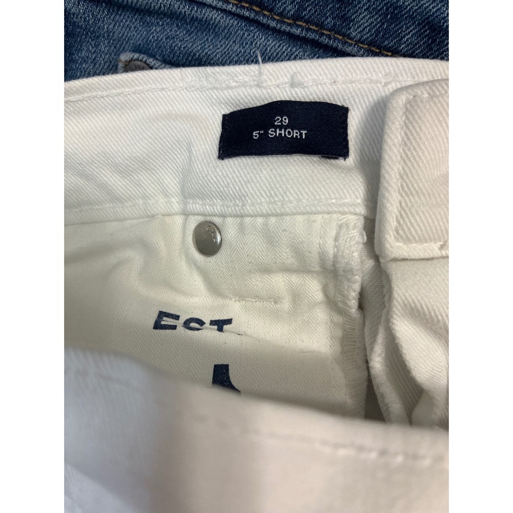 Gap Denim Womens White 5 Inch Shorts Size 29 Mid Rise Stretch Jean Shorts - Picture 6 of 9